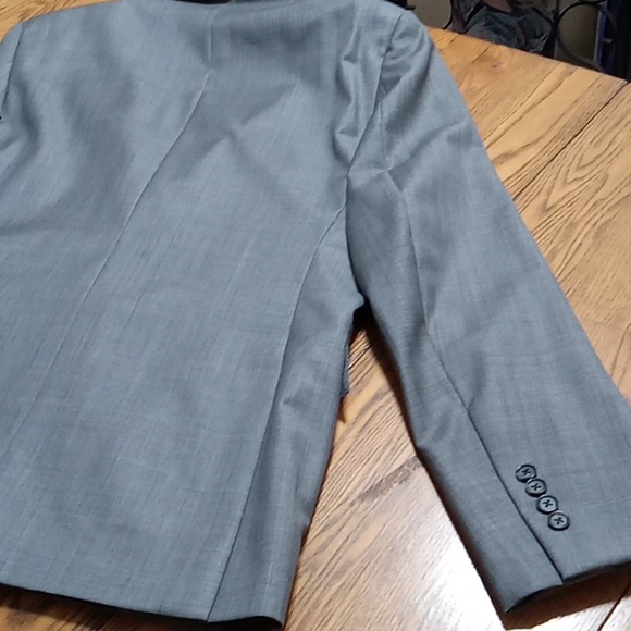 Brooks Brothers s Mens Blazer Sports Coat Gray Business Preowned 41R W35 FLAW - Picture 11 of 15